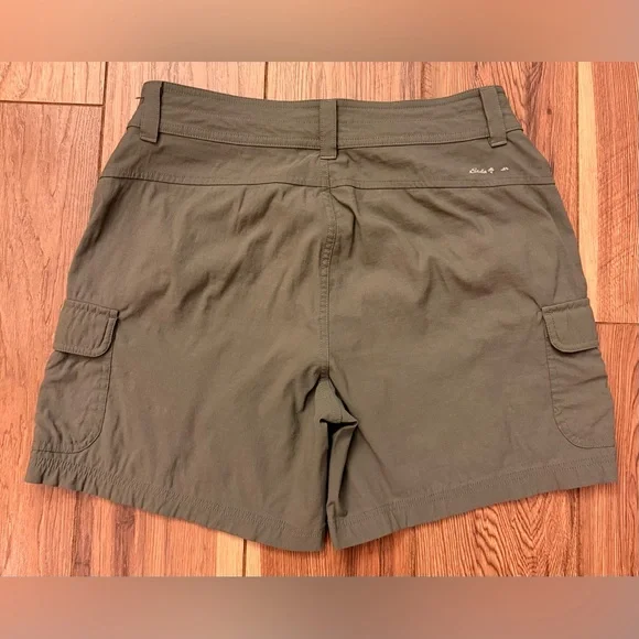 Eddie Bauer Olive Green Cargo Shorts - Picture 2 of 5
